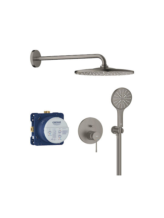 Grohe για Ντουζιέρα 2 Εξόδων Γκρι 4005176791802
