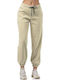 Jogginghose Breit Beige