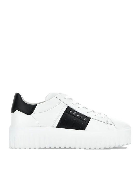 Hogan Allacciato Ανδρικά Sneakers Λευκό-μαύρο
