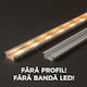 Transparent Screen Aluminum Led Profile 1000 Mm