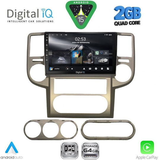 Digital IQ Ηχοσύστημα Αυτοκινήτου για Nissan X-Trail 2004-2007 (Bluetooth/USB/WiFi/GPS/Apple-Carplay/Android-Auto) με Οθόνη Αφής 10"