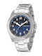 Nautica N83 Herrenuhr Batterie mit Silber Rostfreier Stahl Armband