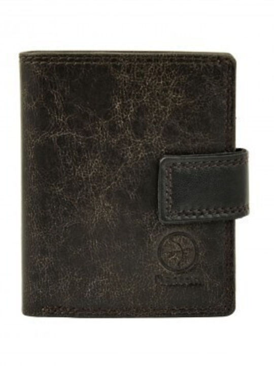 Daston Leather Men's Wallet Classic with RFID Black
