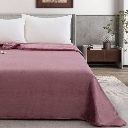 Liolios Home Κουβέρτα Μονή 160x240εκ. Λιλά