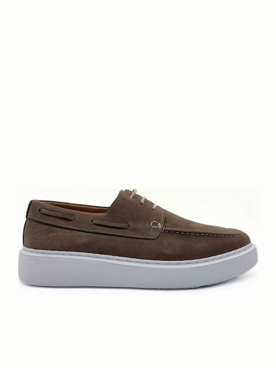 Ανδρικά Boat Shoes σε Καφέ Χρώμα