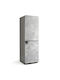 Wandsticker Magnetisches Kühlschrankabdeckung Design Polygon Formen 3d 60x190 Cm
