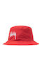 Nike Stussy Υφασμάτινo Ανδρικό Καπέλο Στυλ Bucket Κόκκινο