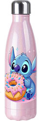 Μπουκάλι Θερμός Lilo & Stitch 500ml Ροζ Ιριδίζον