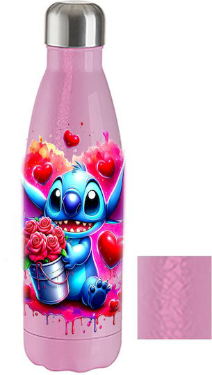 Sticlă Termos Lilo & Stitch 500ml Roz Crackle