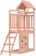 vidaXL Holzturm 110.5x52.5x214cm. Braun