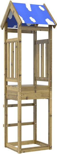 vidaXL Holzturm 52.5x46.5x208cm. Braun