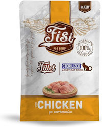 Fisi Filet Kastrierte Katze Huhn Gelee 85g