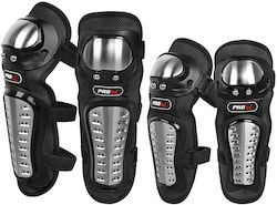 Set De Protecție Pentru Genunchii Și Coturi Motocicletă Curele Reglabile Design Ergonomic Motocicletă Scuter Atv Enduro Bicicletă Fixato Negru Set De Protecție Pentru Genunchii Și Coturi Motocicletă Curele Reglabile Design Ergonomic Motocicletă Scuter Atv Enduro Bicicletă Fixato Negru