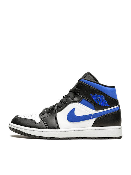 Jordan Air Jordan 1 Mid Μποτάκια White Black Royal