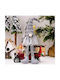 Christmas Decorative Gnome 37cm X 8cm Υφασμάτινος Νάνος Gray