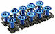 10 Quantity Decorative M6 6mm Motorcycle Fairing Bolts Yamaha Honda Suzuki Ktm Blue