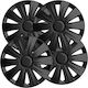 Mammooth Car Hubcap Set 13" 4pcs Black