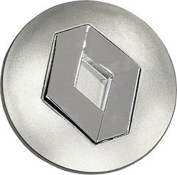 Renault Auto Radnabenkappen Silber Chrom 57mm Renault Auto Radnabenkappen Silber Chrom 57mm