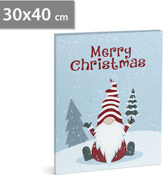 Christmas Painting Led Hanger 2 Aa Batteries 30 X 40 Cm 58463