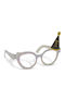Party Glasses Glitter Paper 15 X 10 X 13 Cm 4 Pcs Package