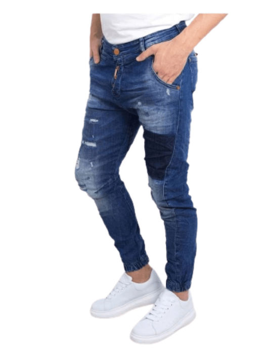 Jean Men's Jeans Pants with Slim Fit Blue