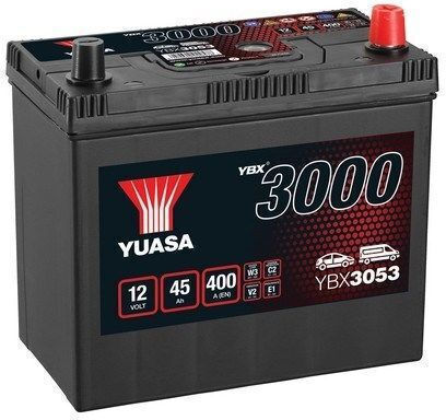 Yuasa Ybx3053 Car Battery 12v 45ah 400a Japanese Type 238×129×225mm