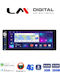 LM Digital Car Audio System 2011+ Bluetooth USB WiFi GPS Apple CarPlay Android Auto with 6.86" Touch Screen