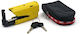 Abus 8077 Granit Detecto Xplus Motorcycle Disc Brake Lock in Yellow