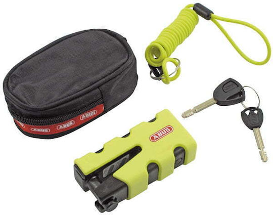 Abus 77 Granit Sledg 'grip Motorcycle Disc Brake Lock in Yellow