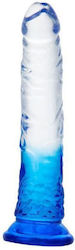 Realistisches Dildo Mit Saugnapf Blau
