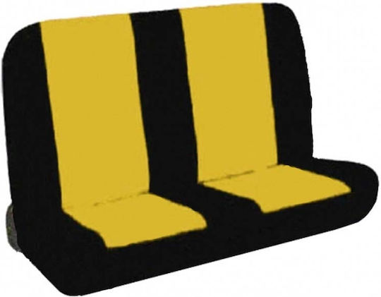 Rear Car Seat Cover Neopren Type R Black-Yellow 2 Pieces