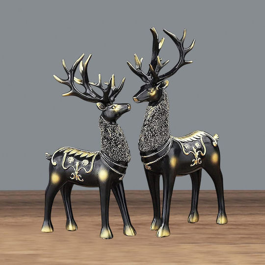 Figurine Decorative De Crăciun Cerbi HM-2513