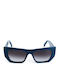 Zeus & Dione Women's Sunglasses with Light Blue Frame and Light Blue Lens Philia C3