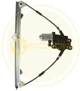 Window Regulator Front Left Electric Fiat Panda 169 03> 4-Door Motor Sc.2101