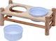 Trixie Bowl Stand Rodents Rabbits Wood Plastic 24x10x8.5cm 2x150ml