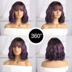 Carnival Wig Κυματιστές Purple