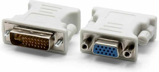 Конвертор DVI-I / VGA мъжки към VGA женски Сив 1бр S7-444952