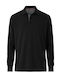 Polo Langarmbluse Black