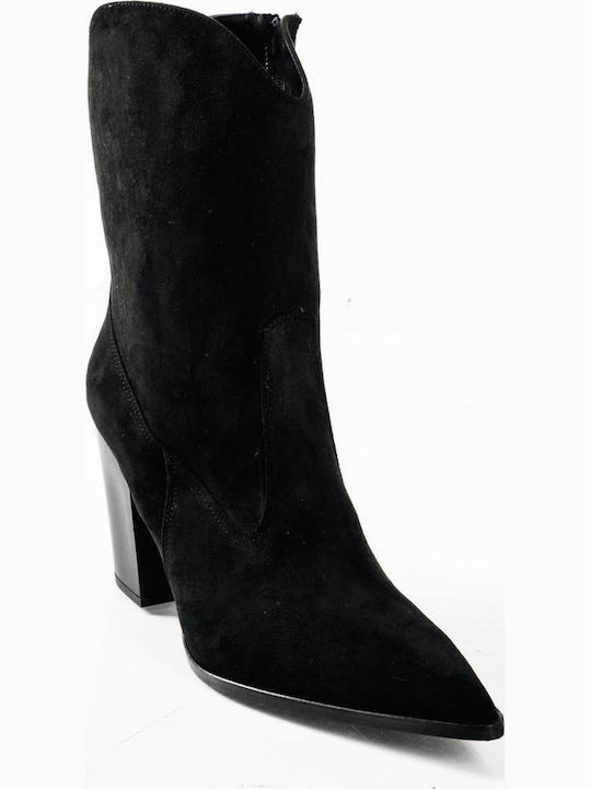 The Shoemart Wildleder Damen Cowboy-Stiefelette...