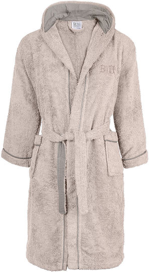 Beauty Home Kids Hooded Bathrobe Grey