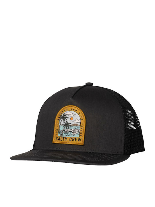 Salty Crew Archway Trucker Cap Black