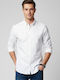 Liam Μακρυμάνικo Πουκάμισο σε Κανονική Γραμμή White