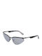 Karl Lagerfeld Damen Sonnenbrille mit Schwarz Metall Gestell und Gray Linse