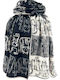 Women's Wool Scarf Black