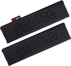 Sparco Μαξιλαράκια Ζώνης Αυτοκινήτου Μαύρα 2τμχ