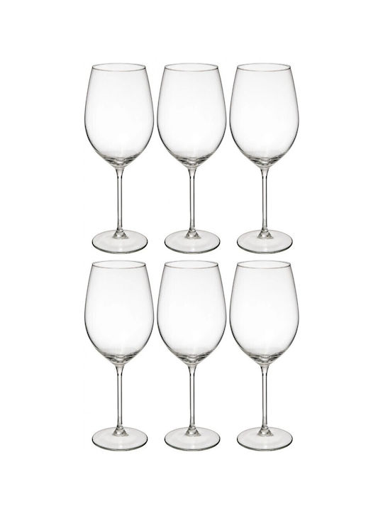 Secret de Gourmet Lina Set de pahare pentru Vin Alb din Sticlă 540ml 6buc