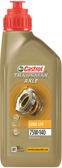 Castrol Transmax Axle Long Life Βαλβολίνη Αυτοκινήτου για Διαφορικό 75W-140 1lt