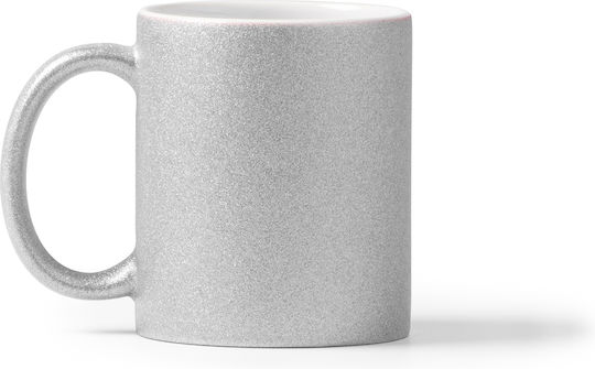 Fiona Mug Ceramic Silver 350ml
