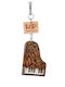 Musicianxdesigner Piano Tail Keychain