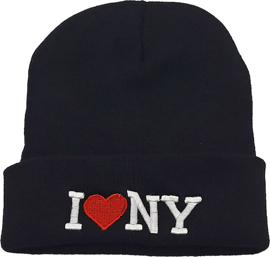 Beanie Ανδρικός Σκούφος Πλεκτός σε Μαύρο χρώμα